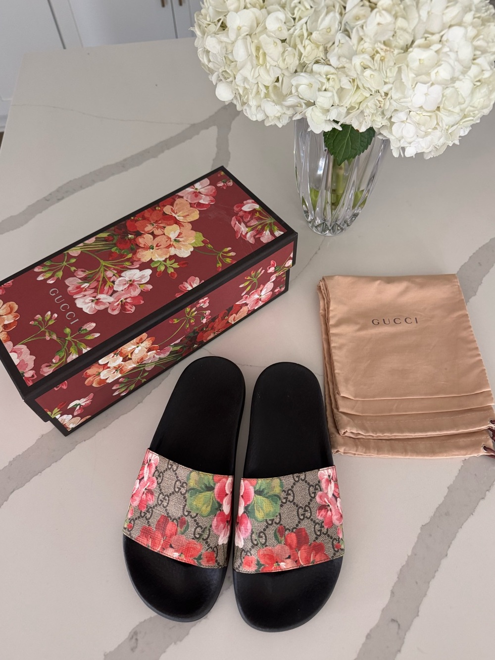 Women’s Gucci Floral Bloom Slides